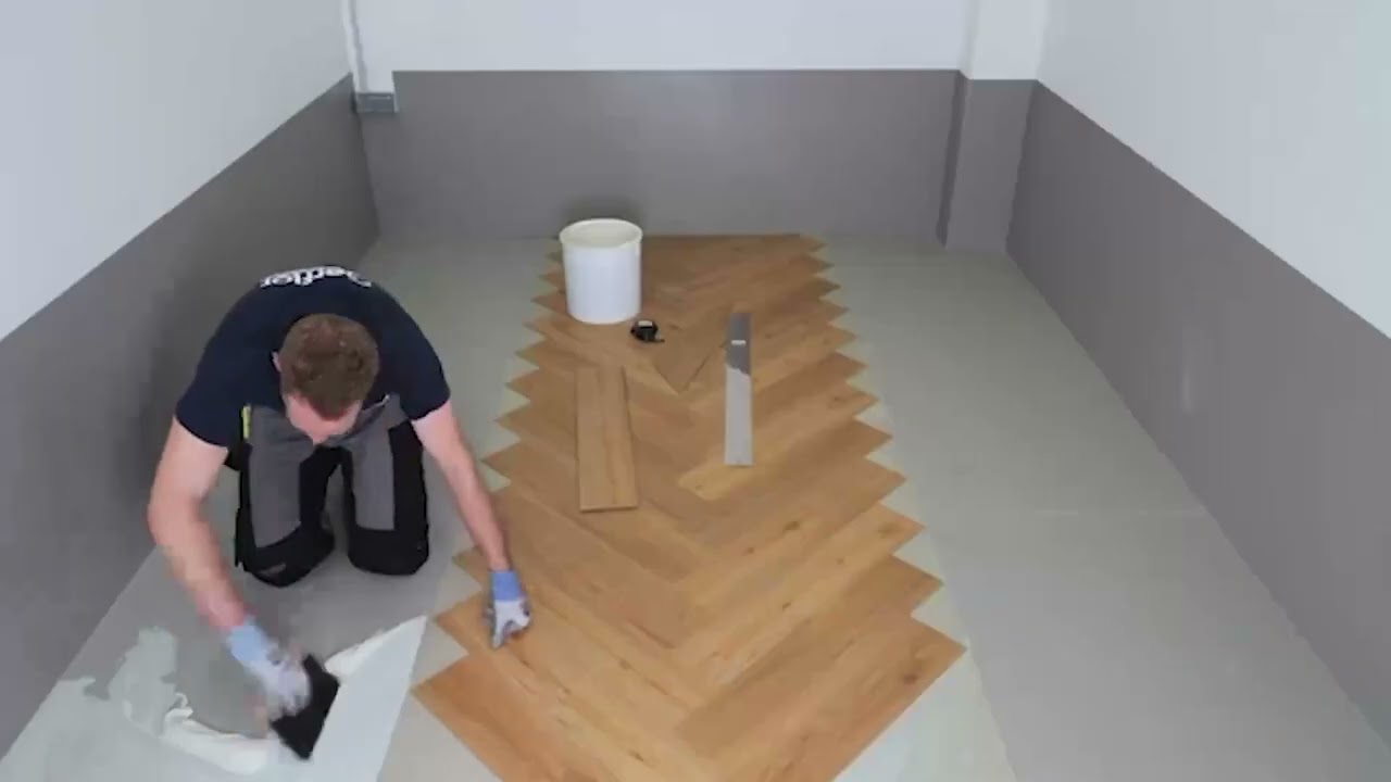 Creation 55 | Herringbone Installation | Gerflor UK