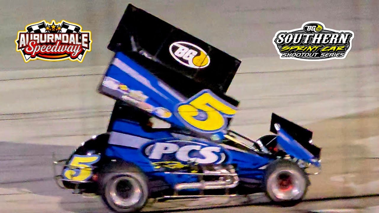Southern Sprint Car Shootout Series - Auburndale Speedway - 9/20/2025 - 40 Lap Feature