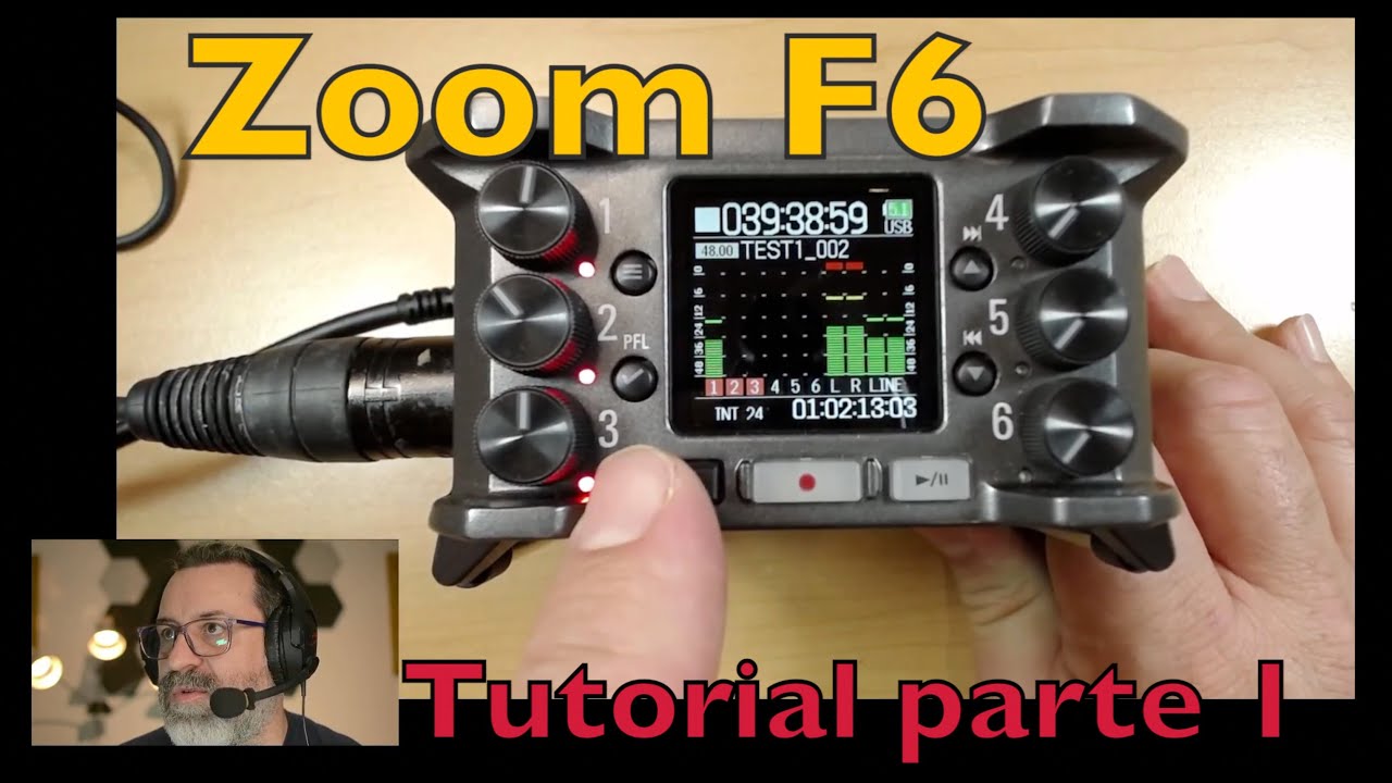 Tutorial grabadora Zoom F6 Parte 1