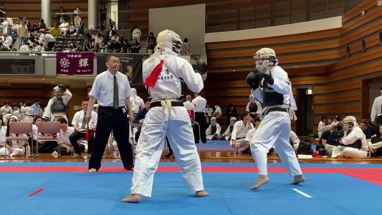 2025_日本拳法 大阪府民大会(男子高段) 1回戦A⑥ 清水選手VS三好選手
