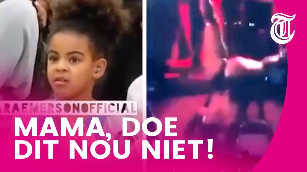 Blue Ivy schaamt zich voor sexy Beyoncé