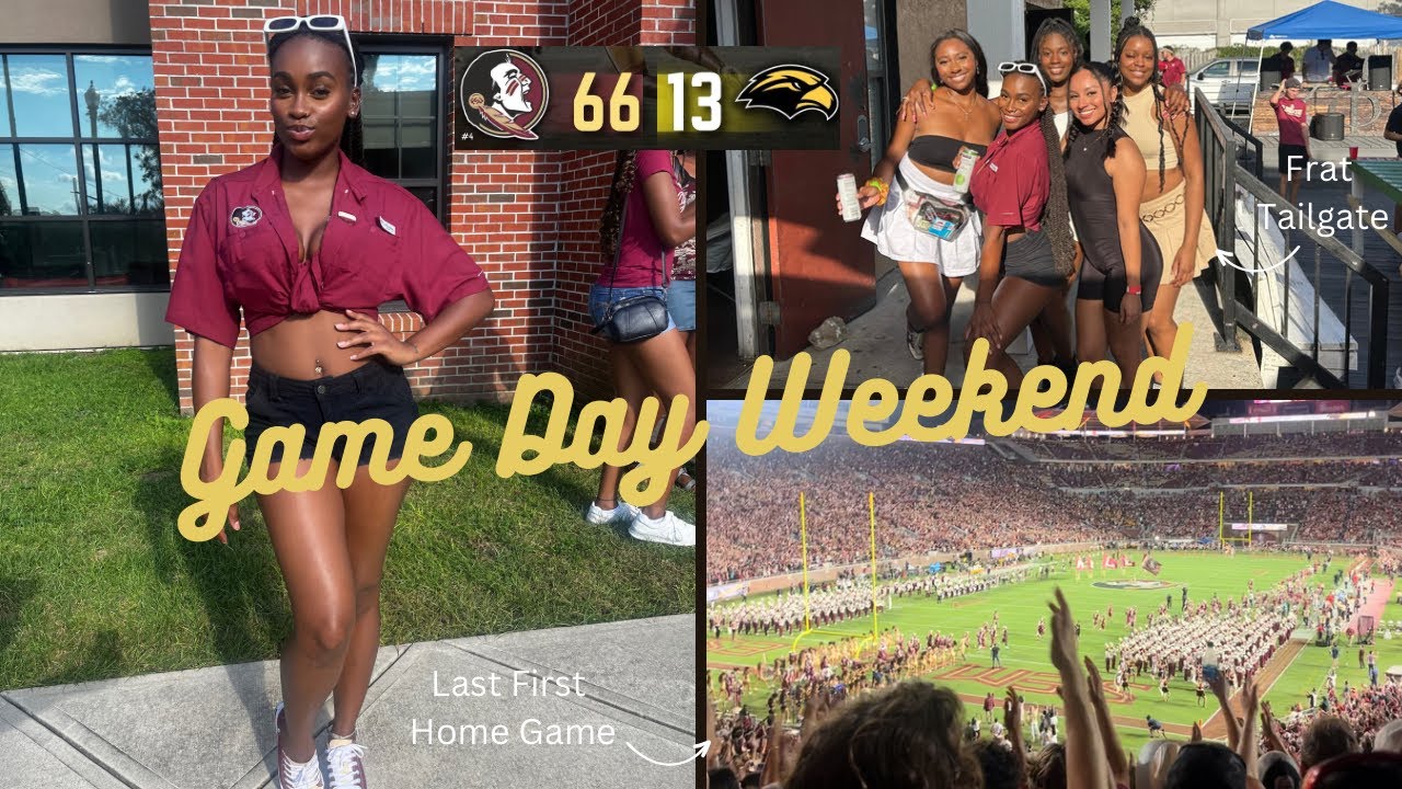 FSU vs Southern Miss Gameday vlog | College weekend in my life.