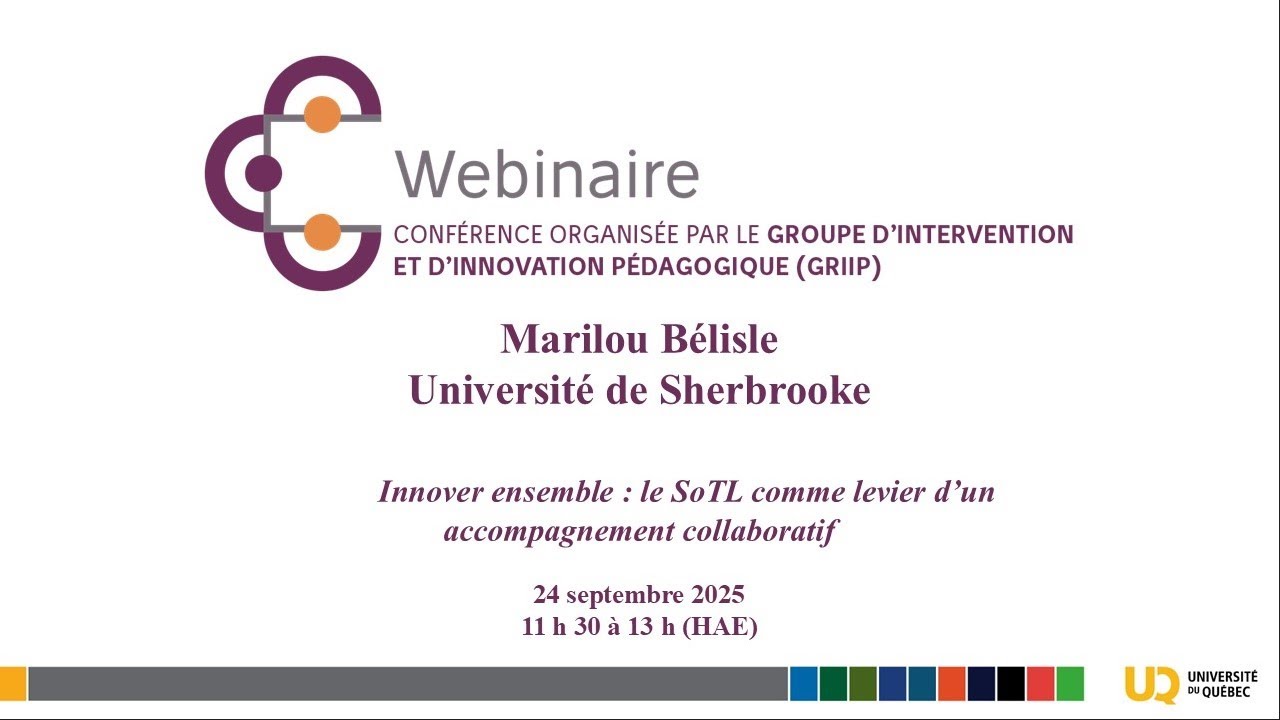 Innover ensemble : le SoTL comme levier d’un accompagnement collaboratif