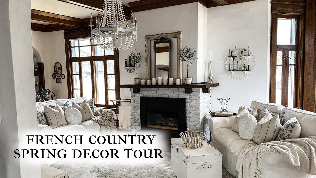French Country Spring Decor Home Tour | 1800s Victorian Home Decor