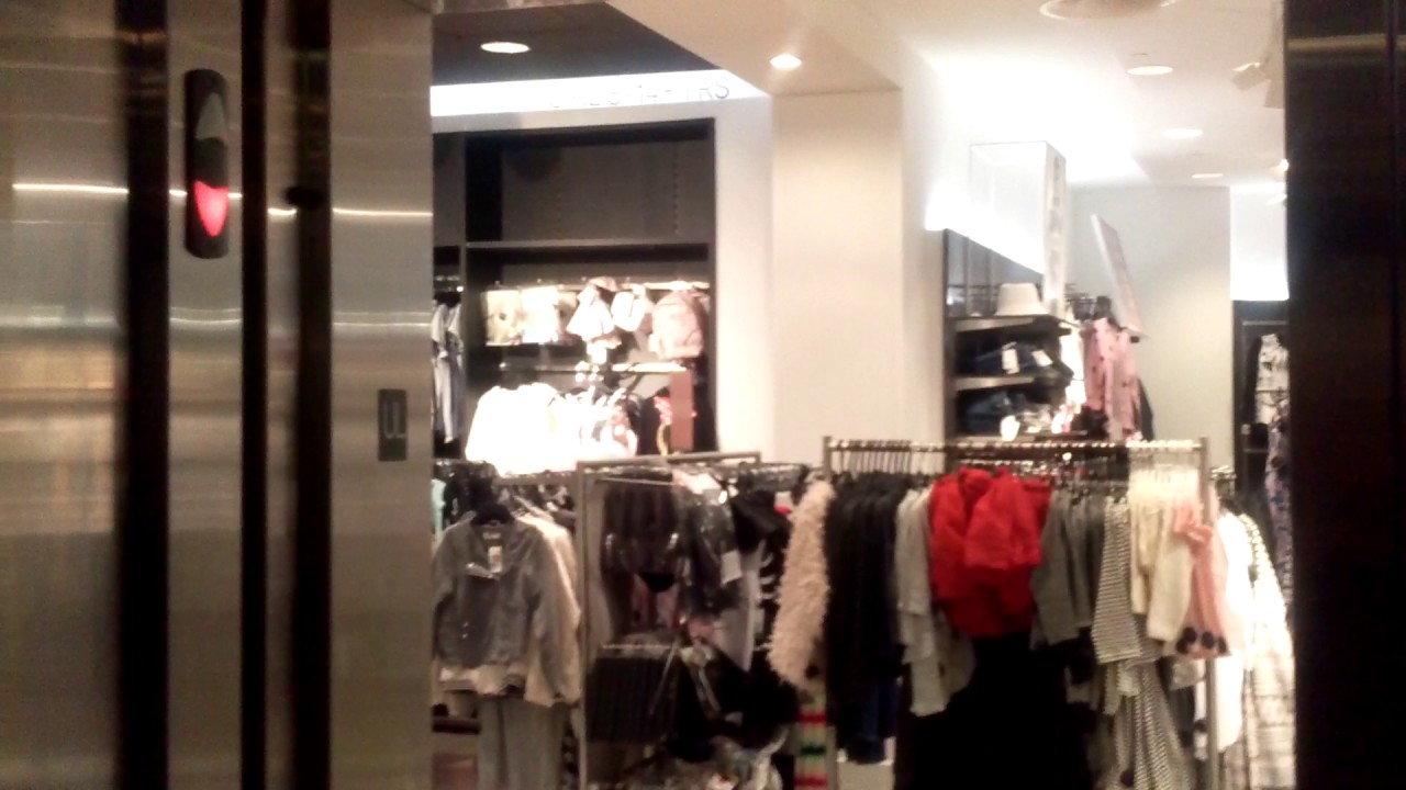 Schindler 330A Hydraulic Elevator @ H&M @ Westfield Trumbull Mall In Trumbull, CT