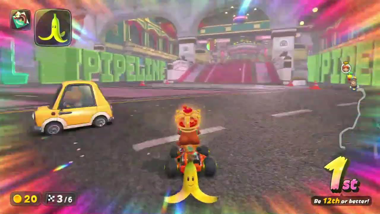 Mario Kart World }{ Knockout Tour }{ acorn rally 150cc no stars