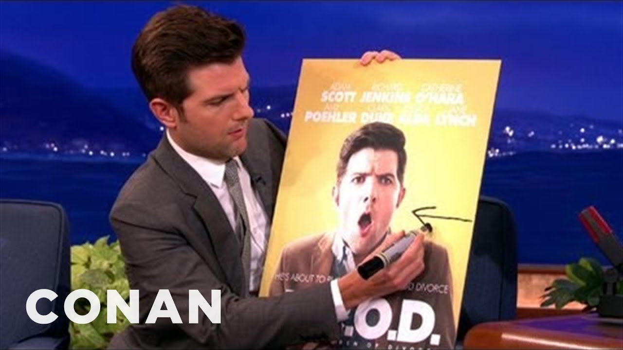 Adam Scott's Dong-Friendly Movie Poster | CONAN on TBS