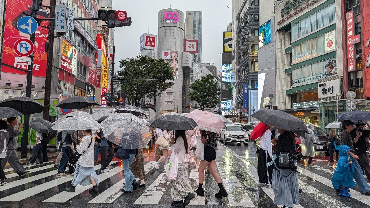 【高画質FHDお散歩ライブカメラ】渋谷　豪雨　散歩　Shibuya Heavy rain walking【live camera】2026/09/21