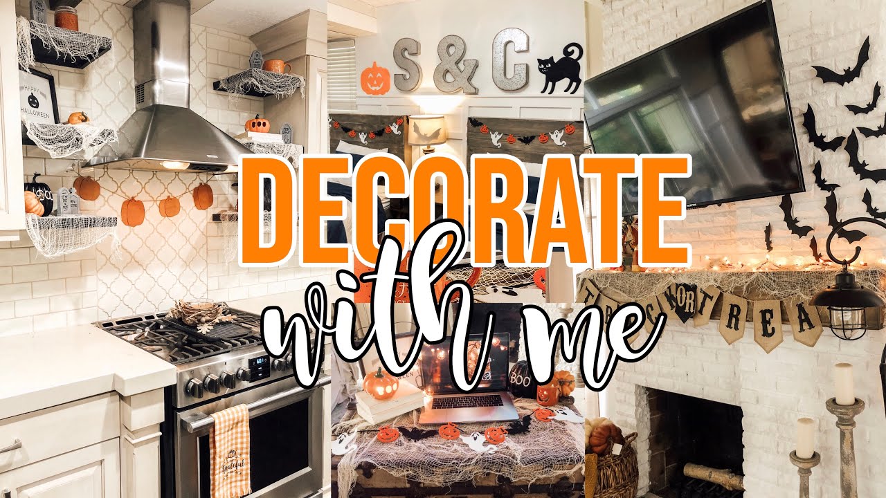 🍁*COZY* DECORATE WITH ME FOR HALLOWEEN 🍁