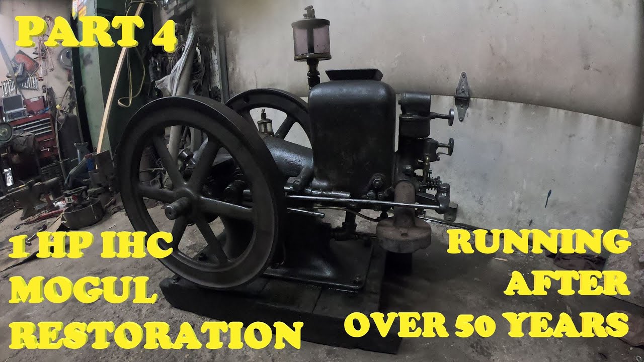 1 HP IHC Mogul Throttle Governed Engine Rebuild Restoration, Part 4. Putting It All Back Together.
