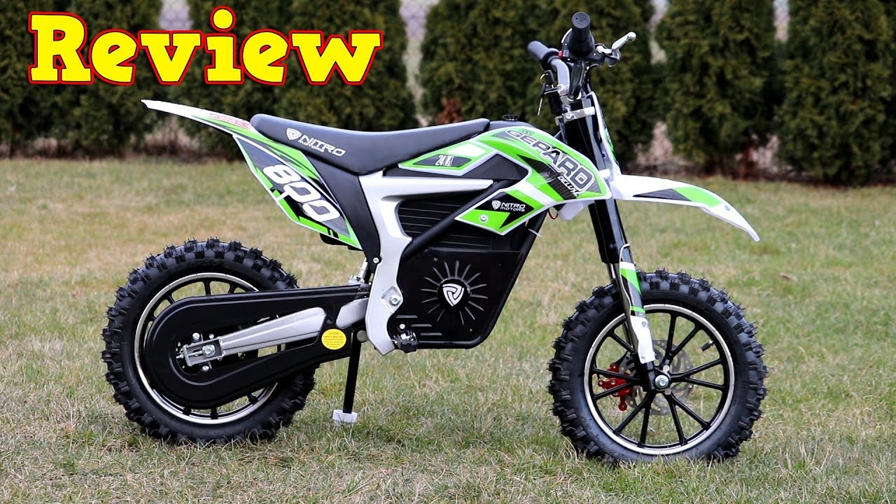 Electric Dirt Bike - Full Review - Eco Gepard 500W 24V Mini Pocket Cross Nitro Motors