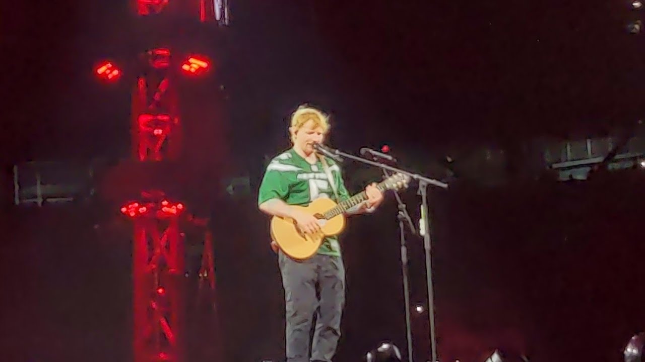 Ed Sheeran YOU NEED ME, I DON'T NEED YOU Live 06-10-2023 G.A. Floor MetLife Stadium NJ 4K