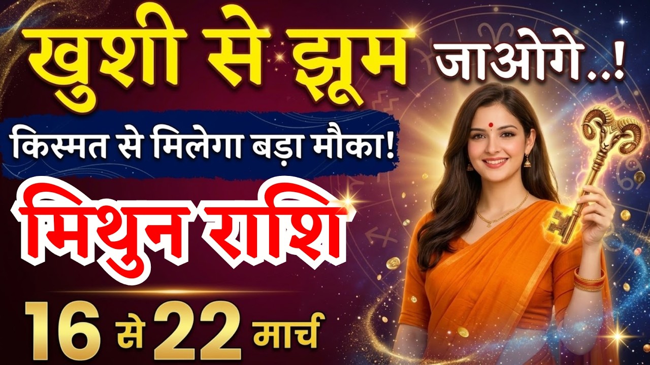 16 से 22 मार्च, मिथुन राशि वालों खुशी से झूम जाओगे, Mithun Rashi, साप्ताहिक राशिफल
