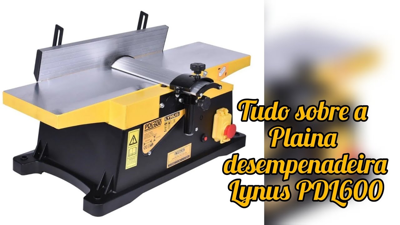 Tudo sobre a plaina desempenadeira Lynus  PDL600 1800w #1