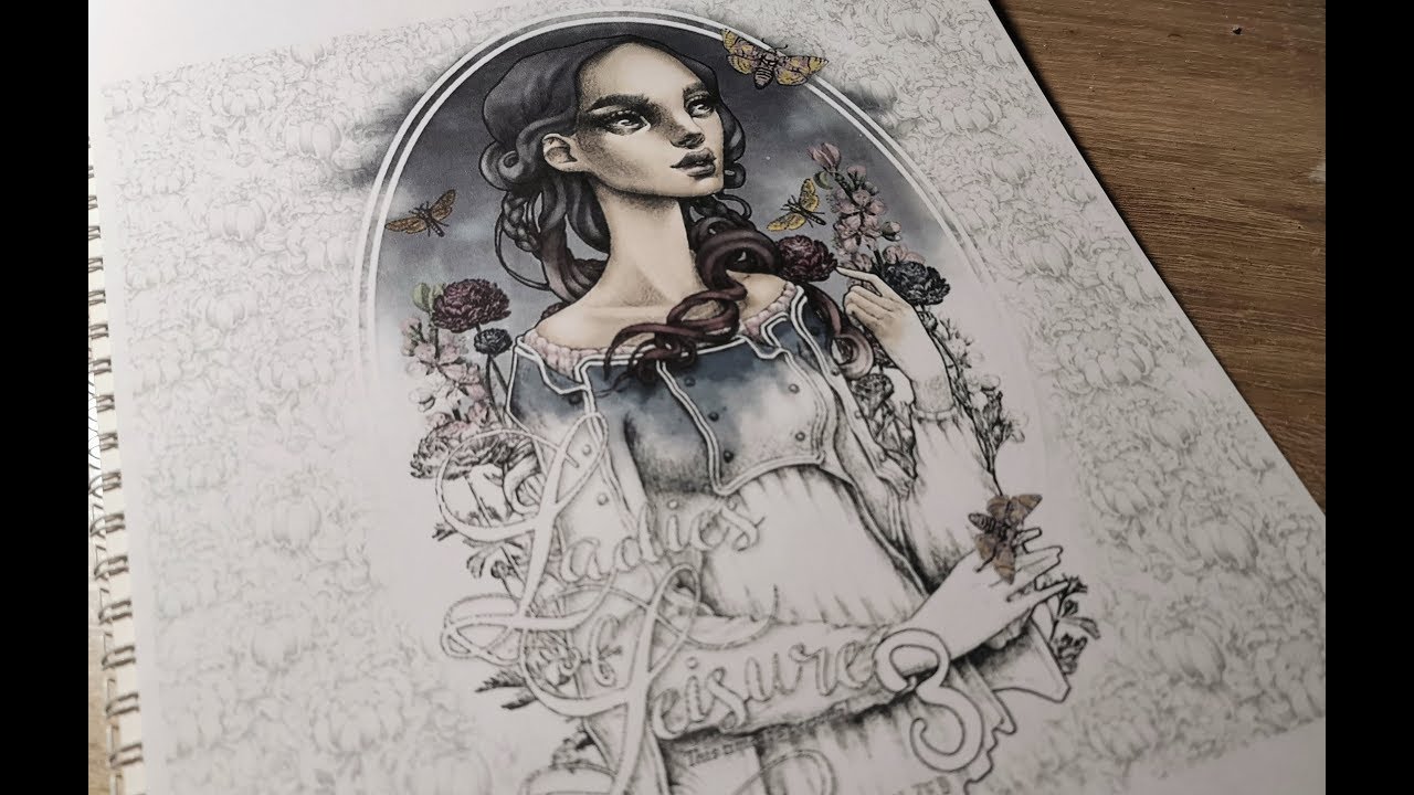 Ladies of Leisure 3 (Zan von Zed) - hotová omalovánka - finished coloring book