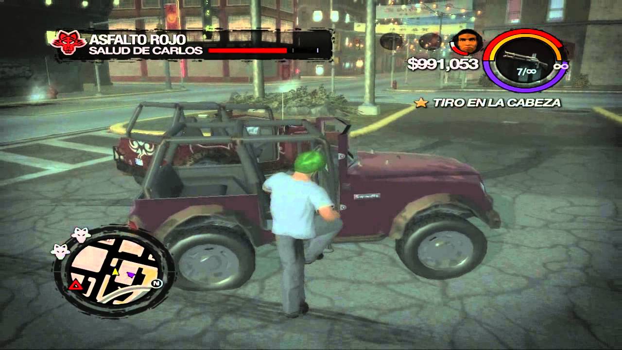 Saints Row 2: Brotherhood asfalto rojo