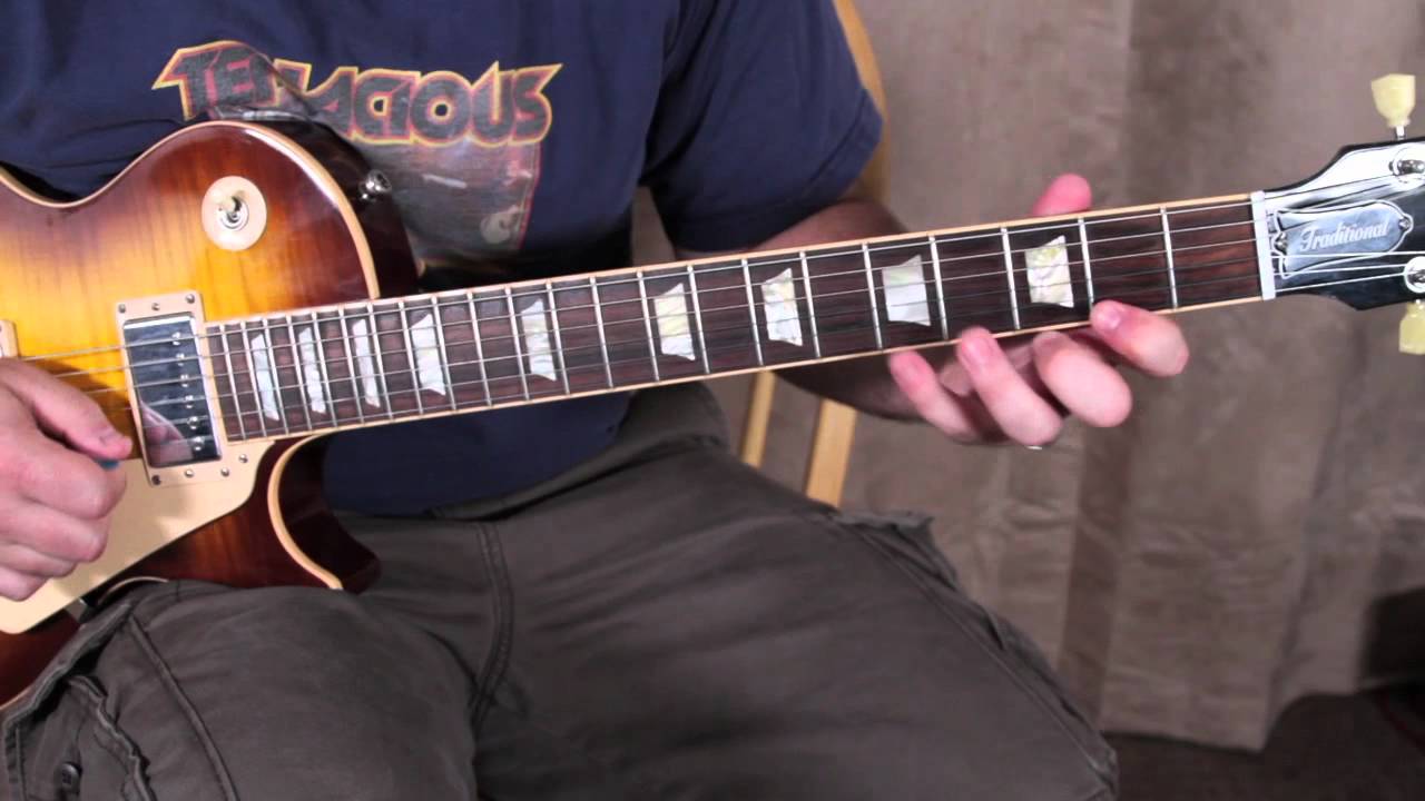 Slash - how to play the first solo - les paul - guitar lesson inspired by civil war