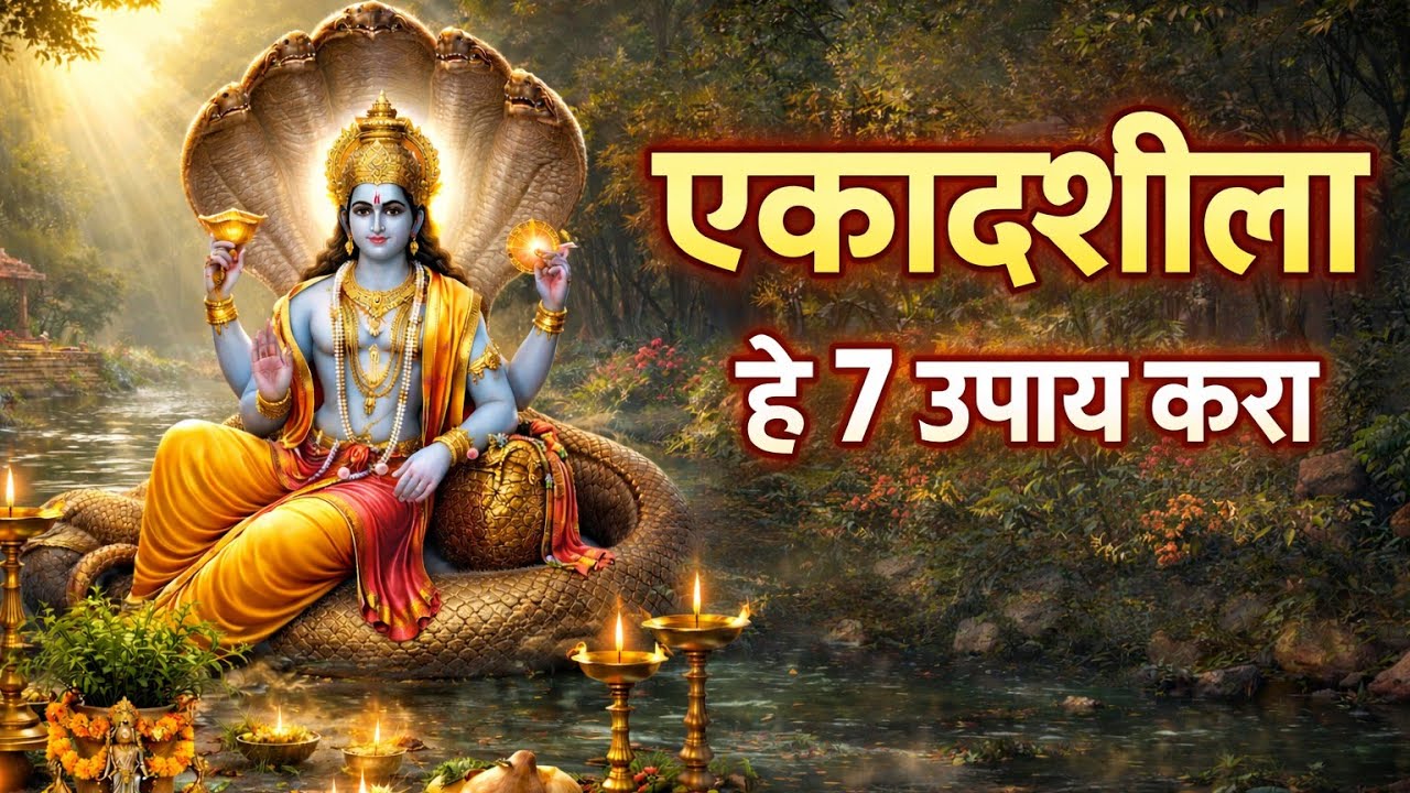 ७ मार्च एकादशी विशेष | एकादशीला काय करावे? पाप नाश करणारे 7 सोपे उपाय | Ekadashi Upay