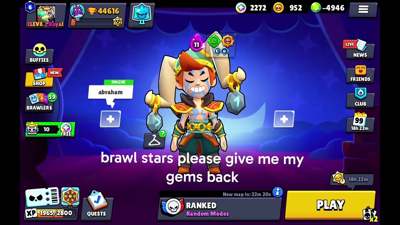 @BrawlStars # I woke up tp -5k gems