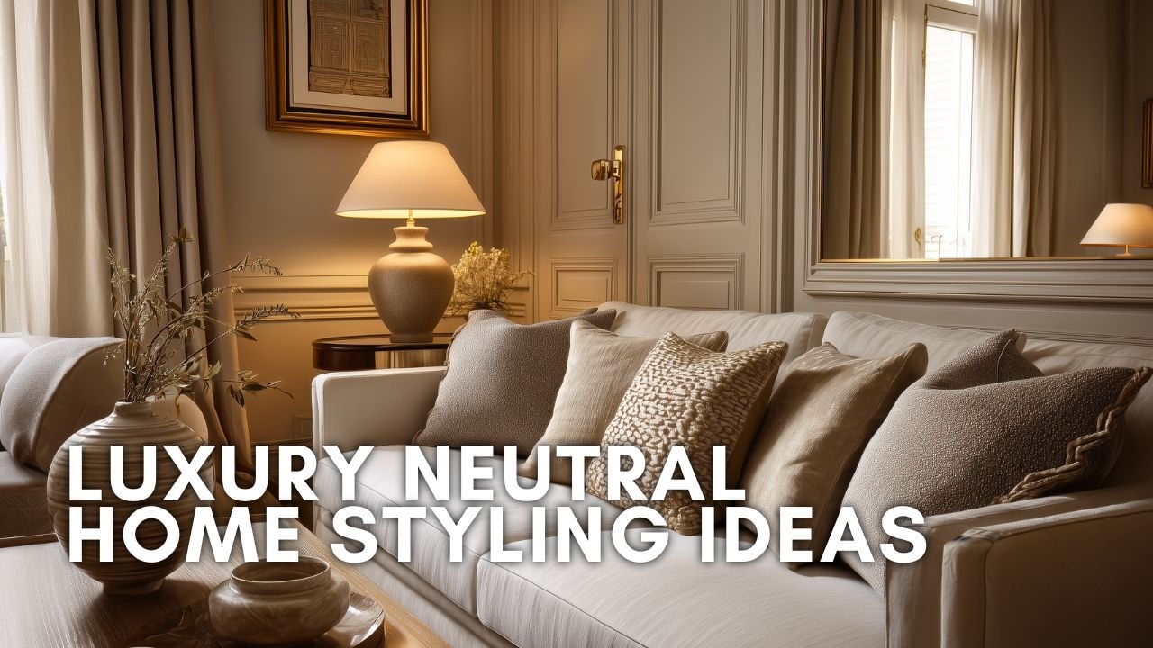 Luxury Neutral Home Styling Ideas | Create an Elegant & Timeless Designer Interior Look at Home
