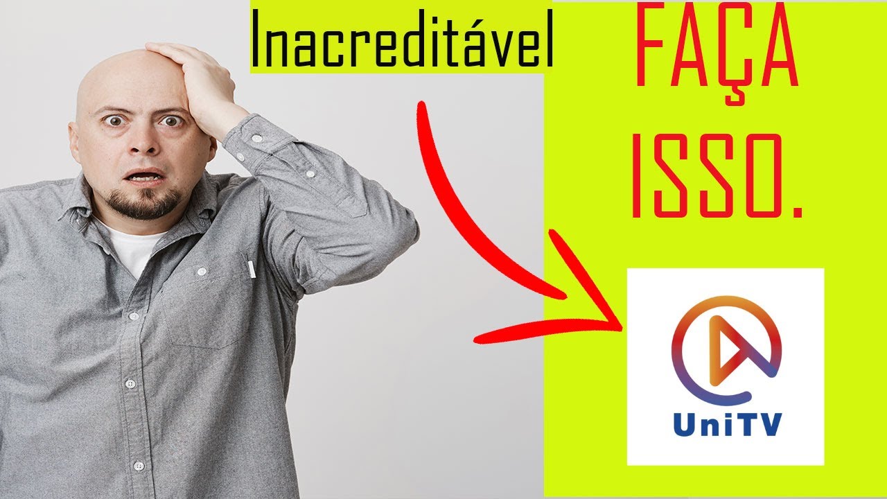 Aplicativo UNITV FECHANDO SOZINHO - Como RESOLVER