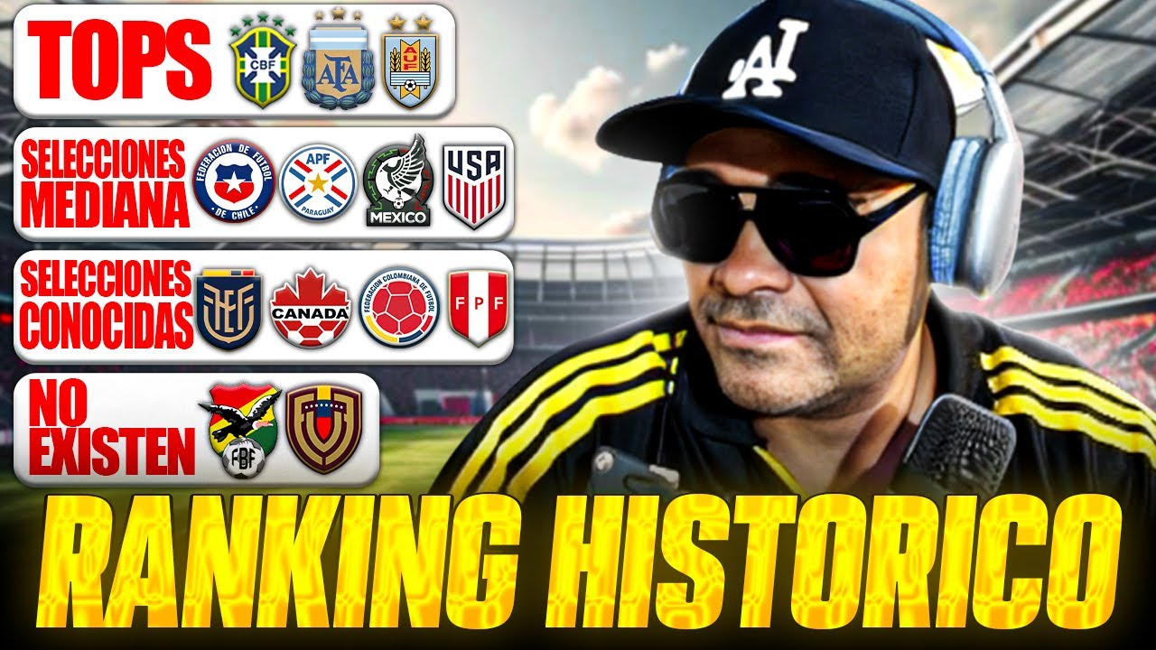 Ranking histórico de selecciones de América