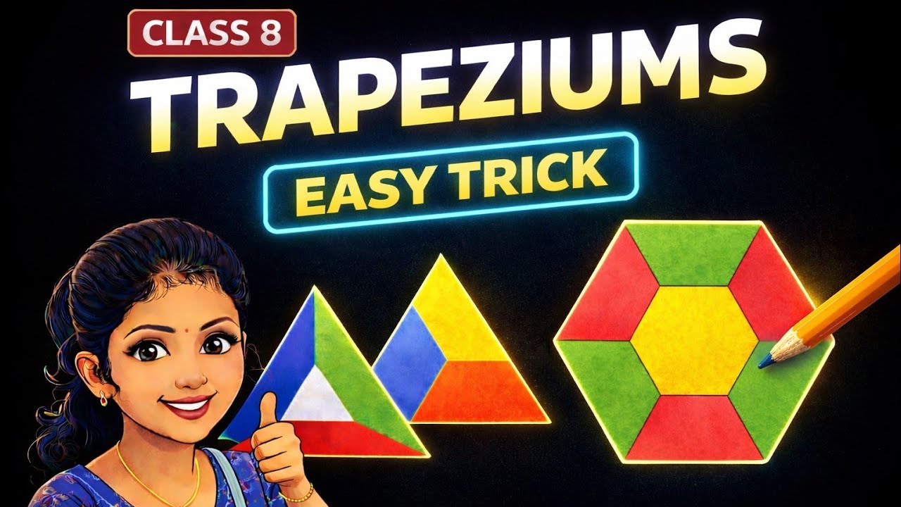 Class 8 Maths | Chapter 12 | Trapeziums | Page 197 | Draw figures | Easy method