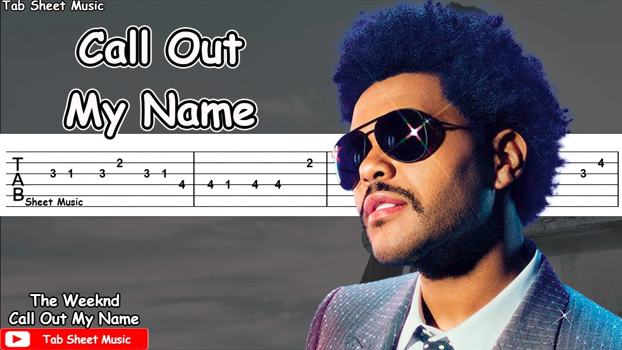 The Weeknd - Call Out My Name Guitar Tutorial