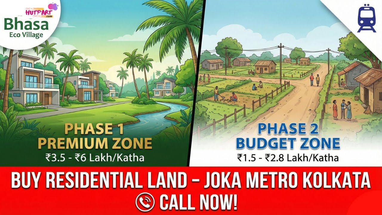 Buy Residential Land in Bhasa Eco Village | Joka Metro | Kolkata | VN - 23