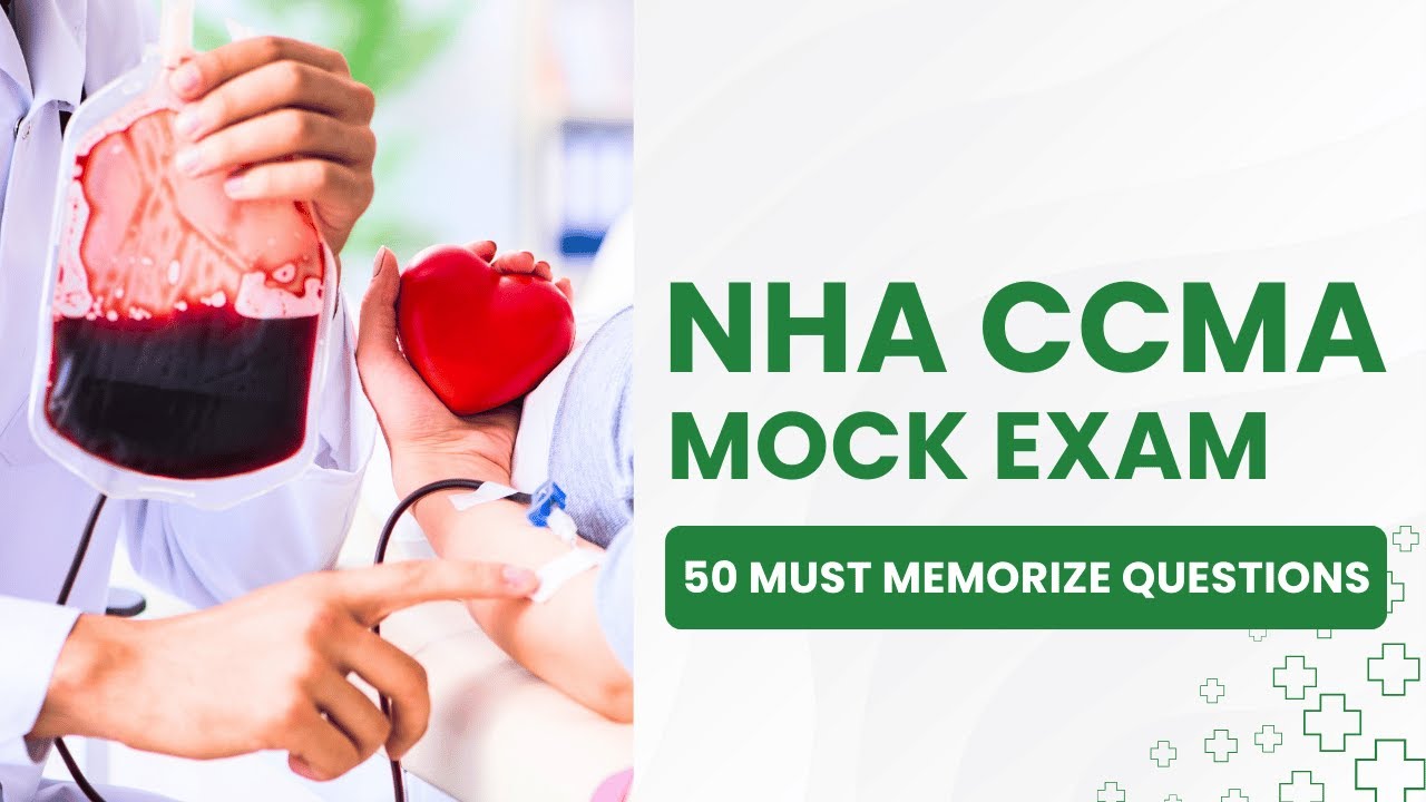 Medical Administrative Assistant Practice Test - NHA CMAA Mock Exam (50 Must Memorize Questions)