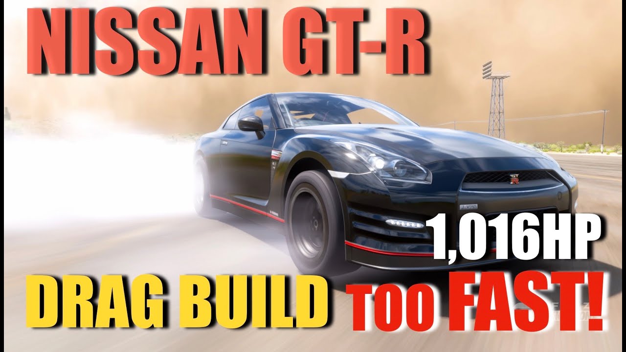FORZA HORIZON 5- 😳FASTEST GT-R DRAG BUILD😳 -(1,016HP 2012 NISSAN GT-R DRAG/TUNE BUILD)