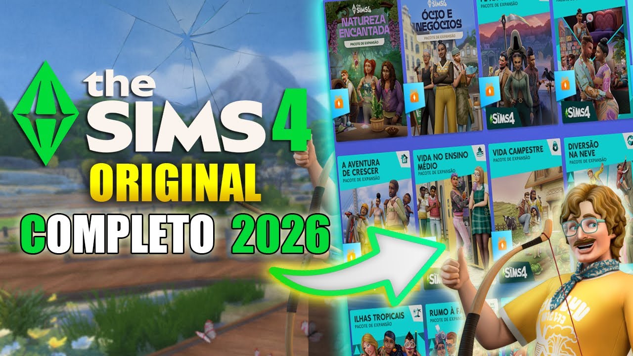 Como ter todas as expansões no The Sims 4 original GRATUITO Atualizado 2026