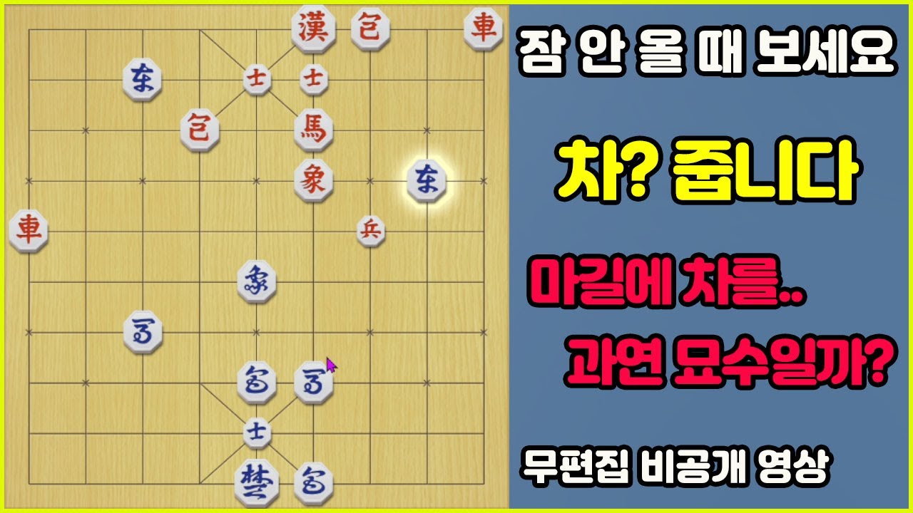 [잠 안 올 때 보세요] 차 죽이는 수!! 묘수인가, 뻘수인가? (무편집_풀버전)