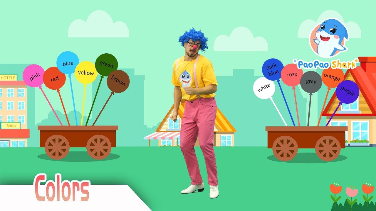Colors Song | Paopao Shark Super Fun English Learning Videos x MiDeer Toys