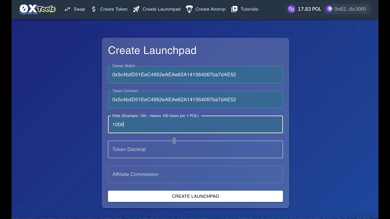 How To Create Presale Website For Your Token