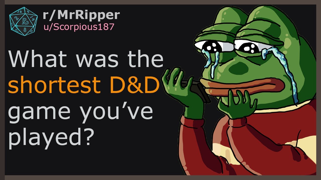 What was the shortest D&D game you’ve played? #dnd
