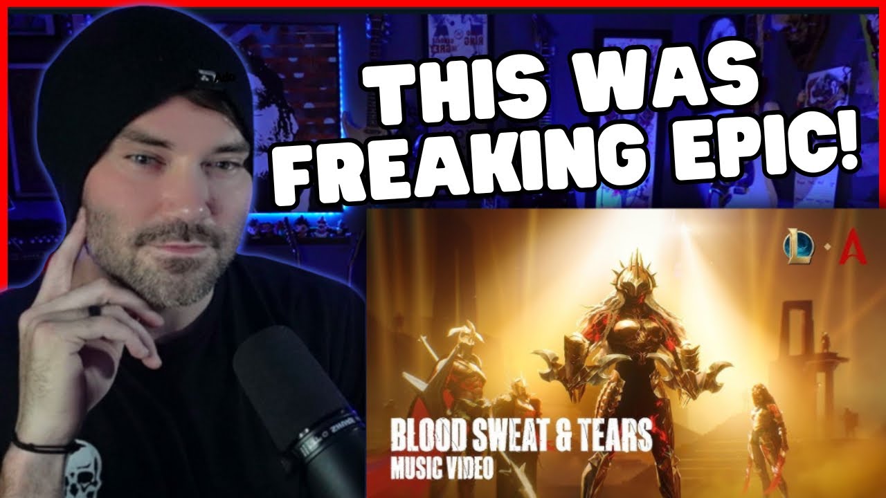 Metal Vocalist Reacts - Blood Sweat & Tears | Official Music Video - League of Legends