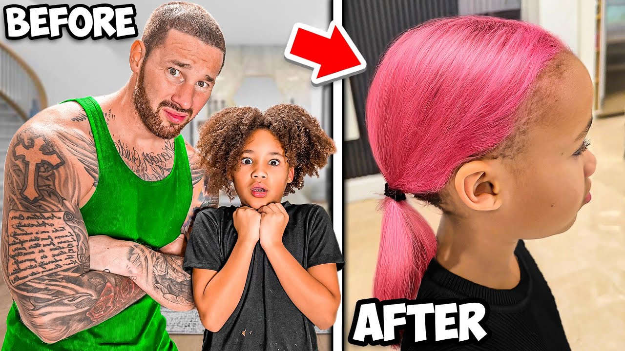 DAD RUINS DAUGHTER'S HAIR..