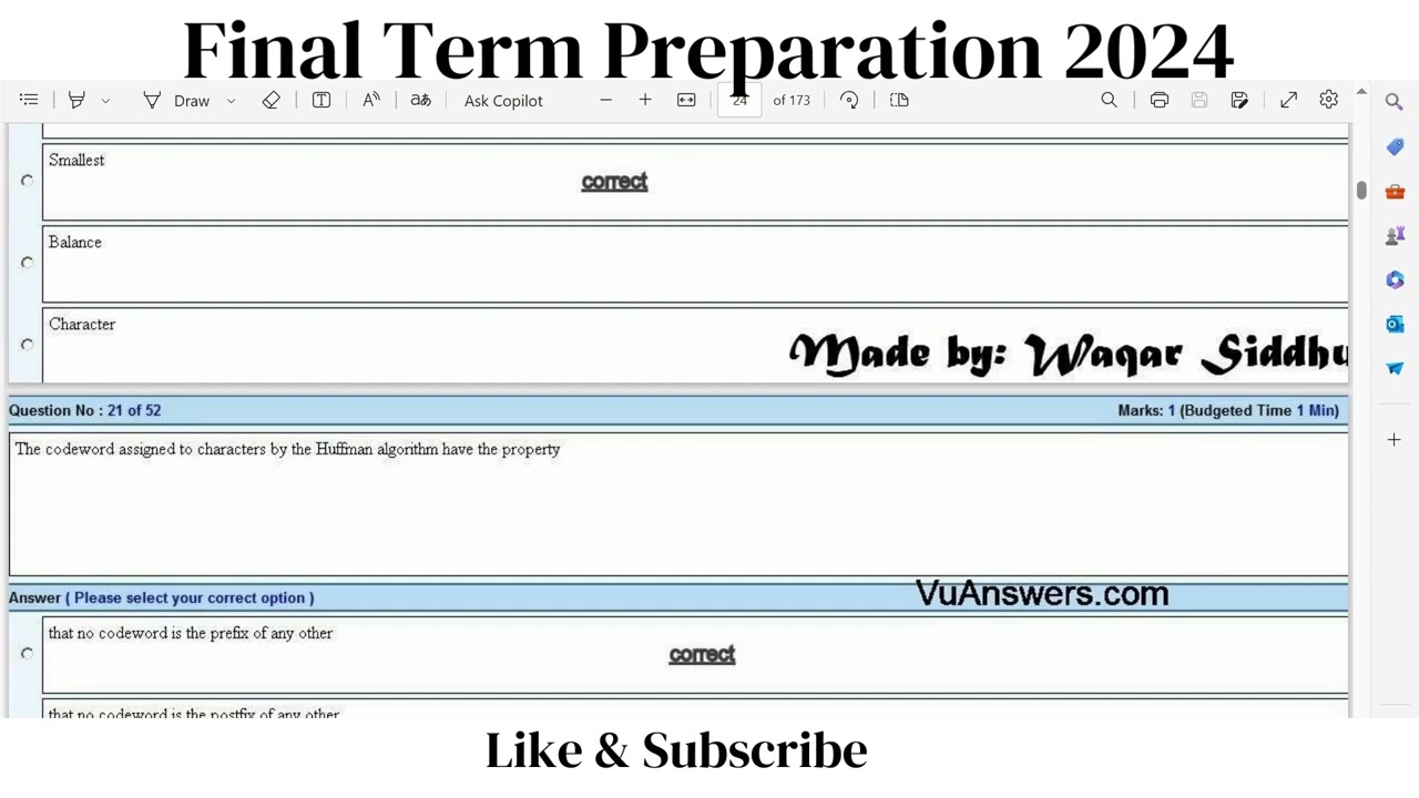 CS-502 MCQS || Final Term Preparation 2024 with 100% success