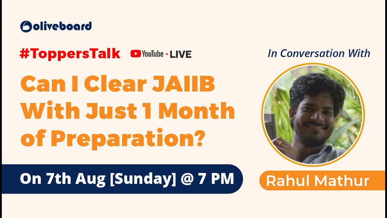 JAIIB Toppers&rsquo; Talk | Rahul | Cleared JAIIB Exam With Just 1 Month of Preparation| Know The Strategy