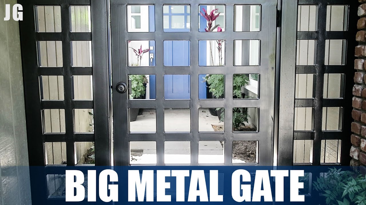 БОЛЬШИЕ МЕТАЛЛИЧЕСКИЕ ВОРОТА | ГАРАЖ ДЖИМБОС