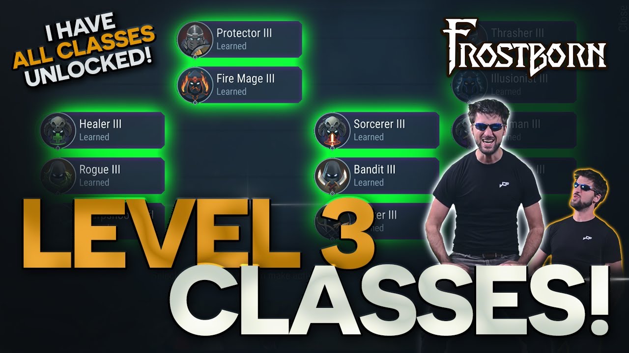 How to Unlock LEVEL 3 CLASSES in Frostborn! Everything you need to know. - JCF
