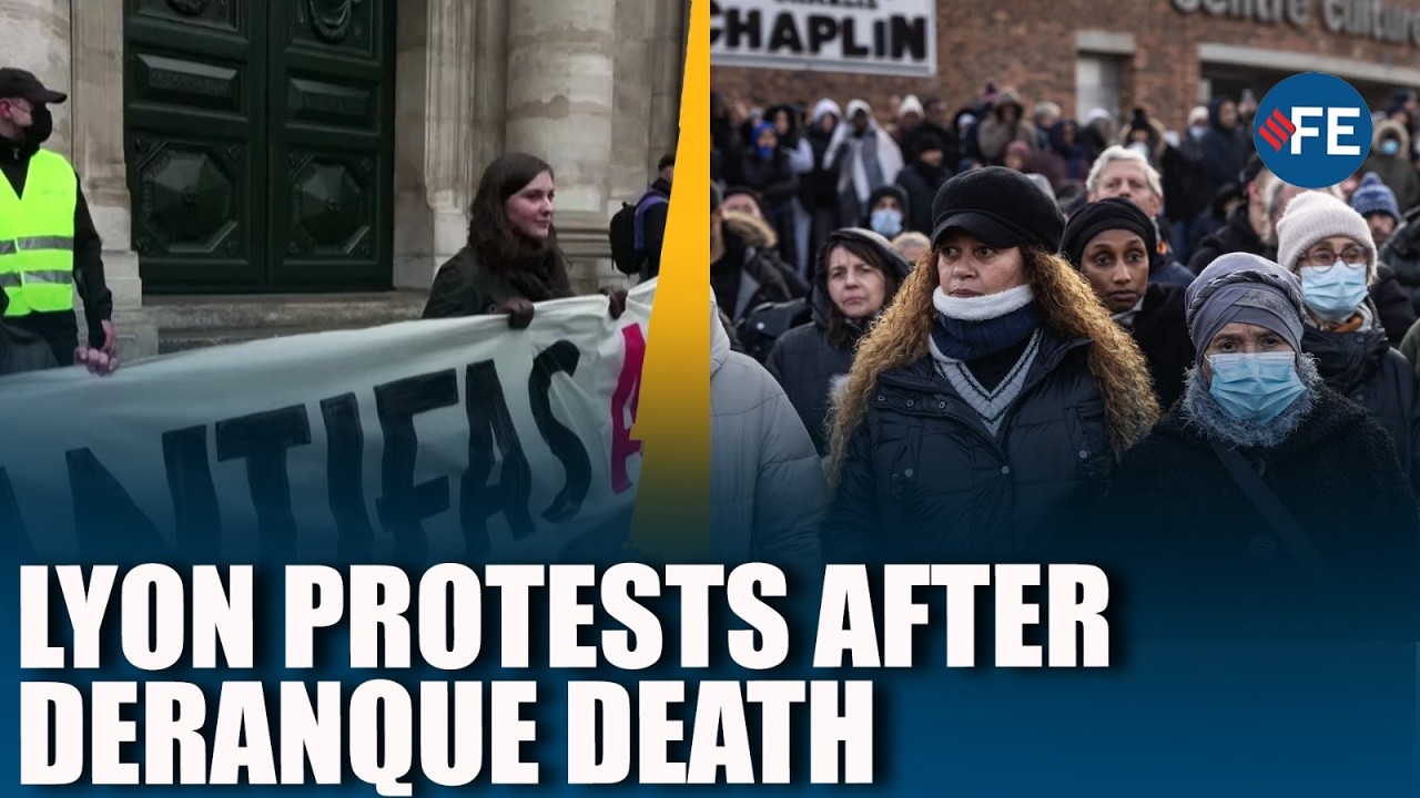 Протесты во Франции: После убийства Квентина Дерана во Франции вспыхнули протесты, Лион накален д...