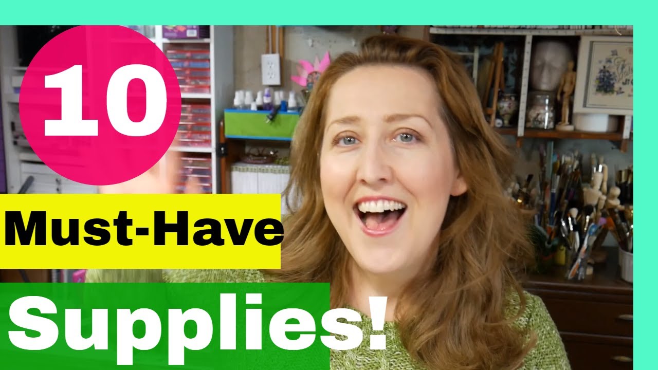 A Beginner's Guide to Card Making: 10 MUST HAVE Supplies!