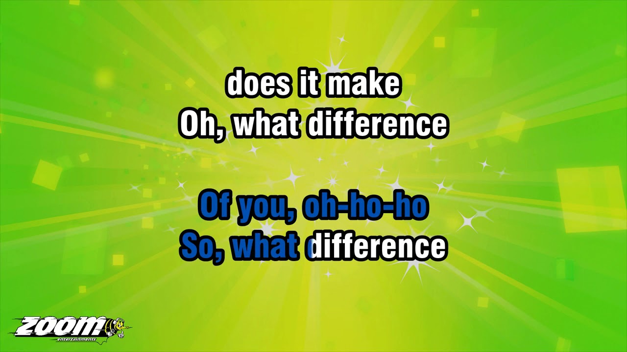 The Smiths - What Difference Does It Make - Karaoke Version from Zoom Karaoke