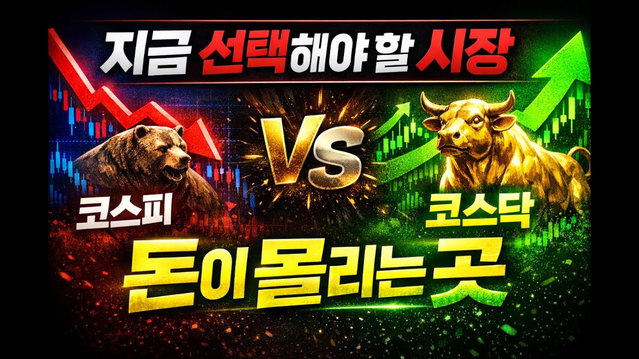 지금 코스피 말고 코스닥을 봐야 하는 이유