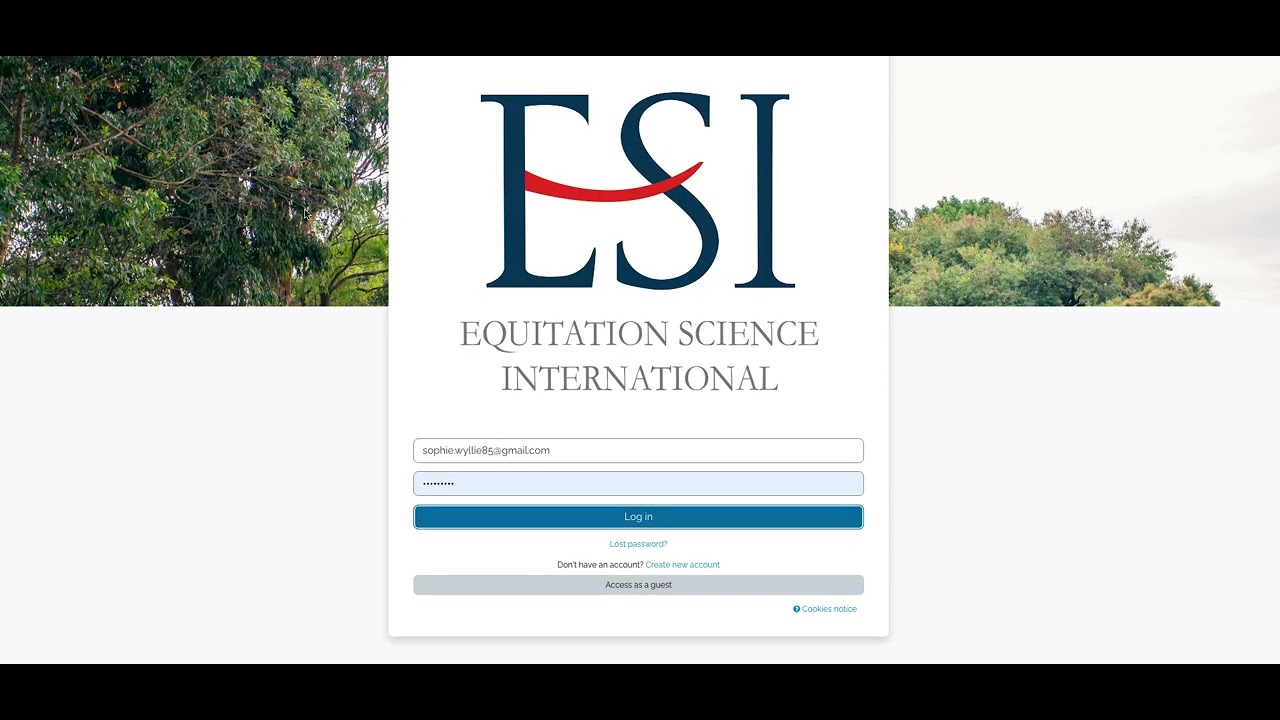 Demonstration of ESI's online learning\
