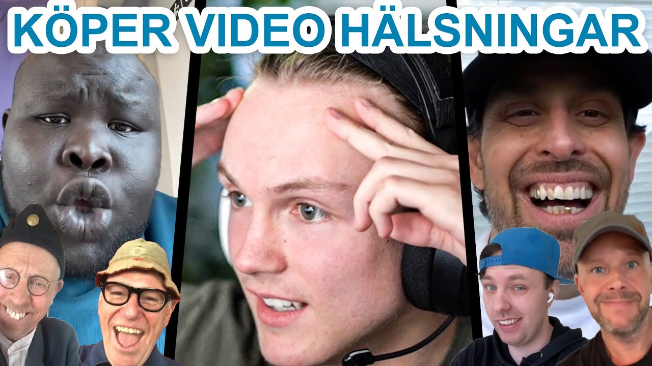 Jag köpte videohälsningar från SVENSKA KÄNDISAR...