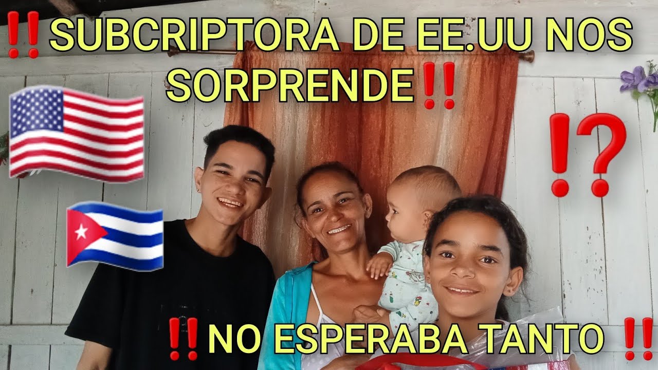 FAMILIA CUBANA QUEDA SORPRENDIDA ⁉️ no esperabamos TANTO ..‼️