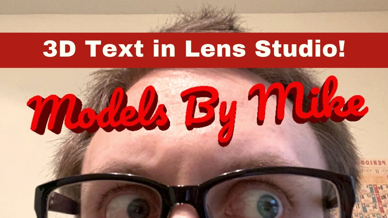 3D Text in Lens Studio - Fake it 'til you make it
